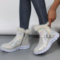 Faux Fur Lined Winter Ankle Boots