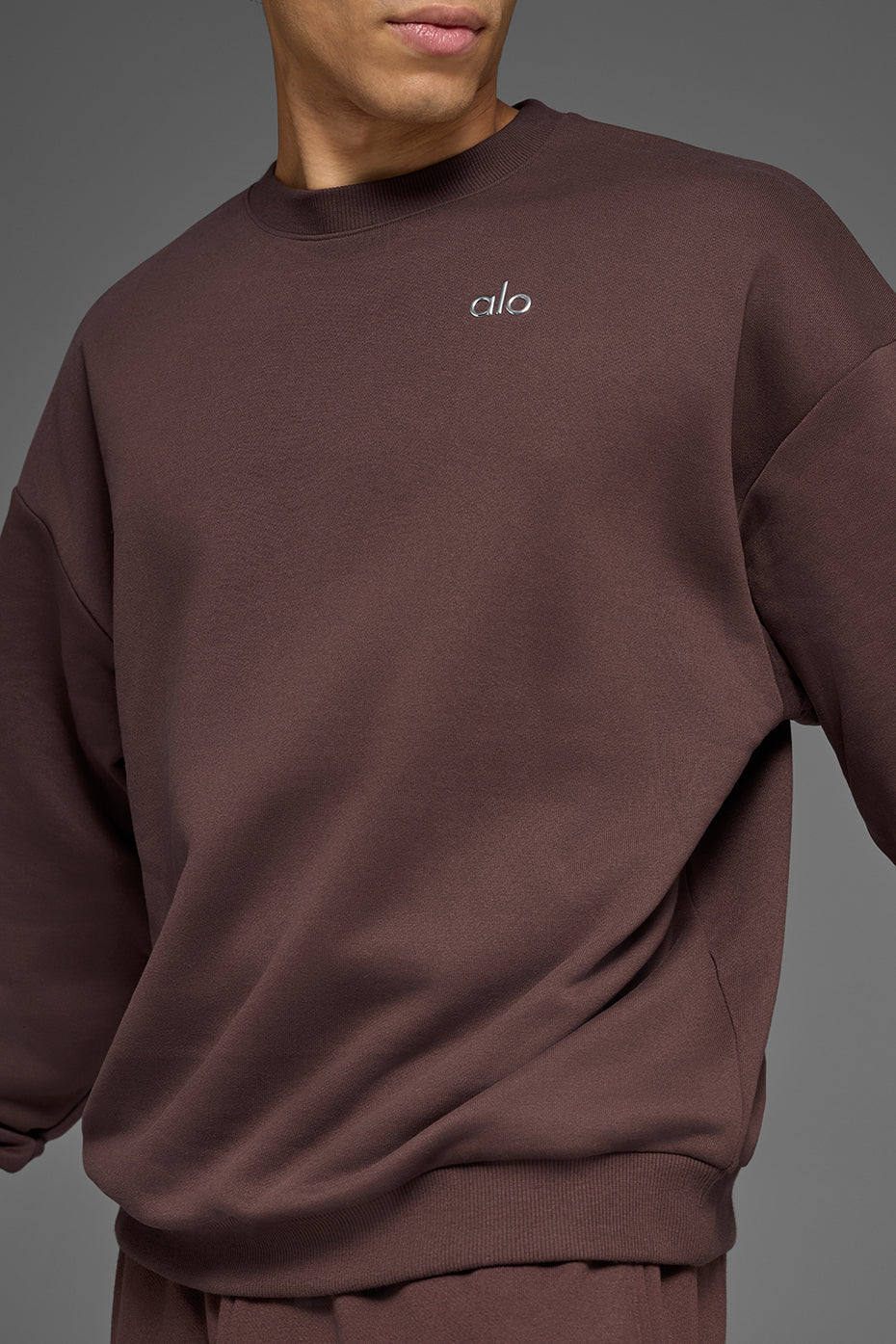 Accolade Crew Neck Pullover - Brownstone