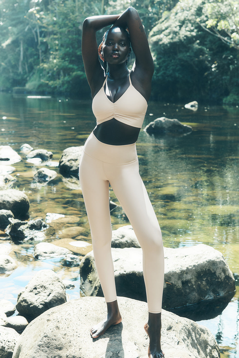 7/8 High-Waist Airlift Legging - Macadamia
