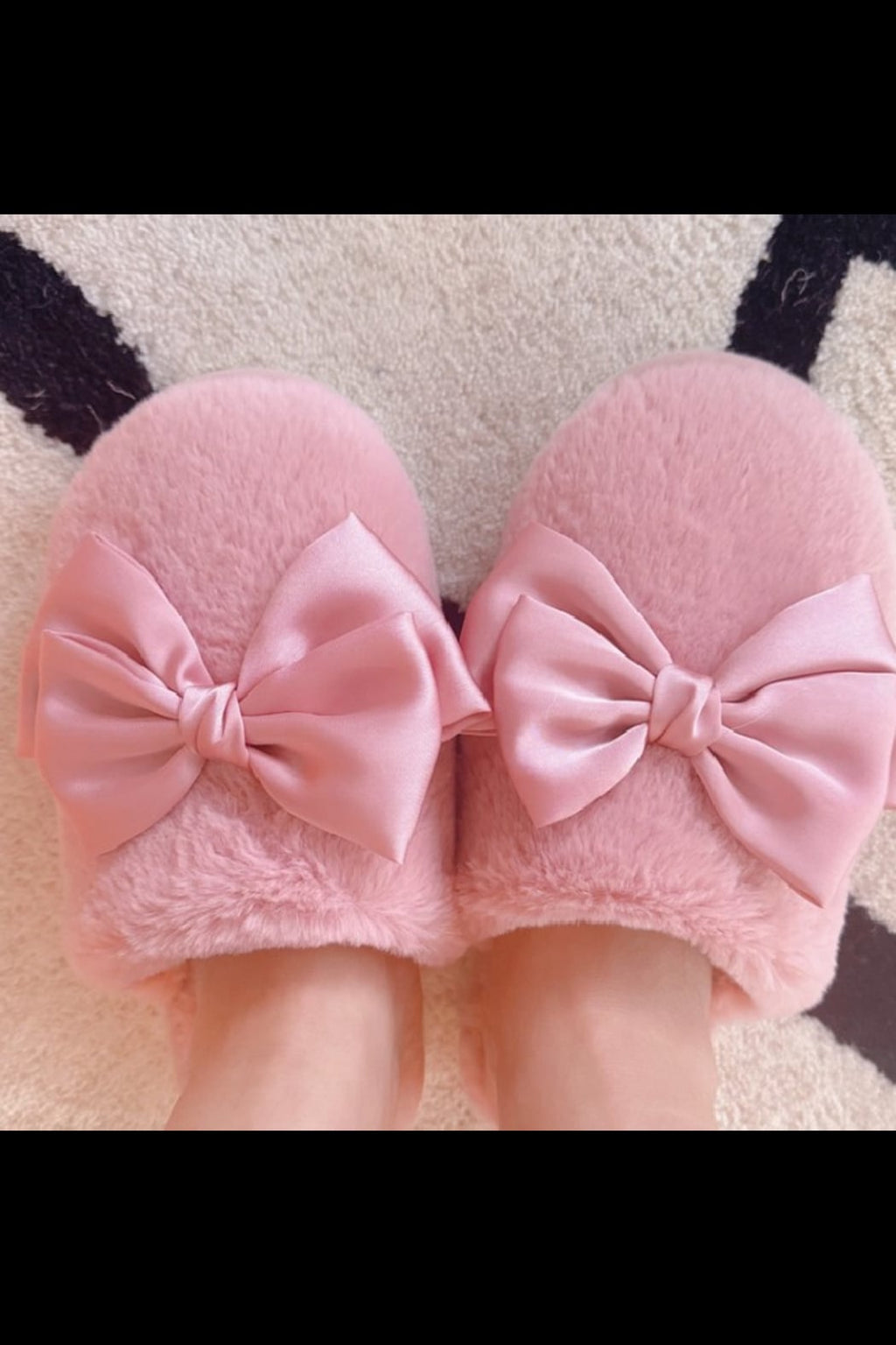 Satin Shine Fur Cozy Lounge Slippers